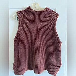 She + Sky Sweater Vest